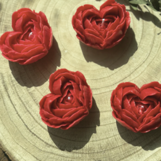 Hearts in Bloom Candle Trio