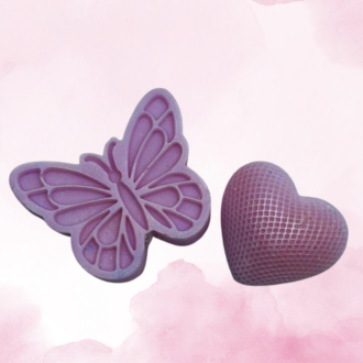 Flutter & Love – Butterfly & Heart Candle Set